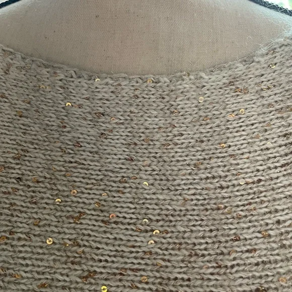 RACHEL Rachel Roy Gold Shrug Sweater with Sheer Knit - Picture 10 of 11